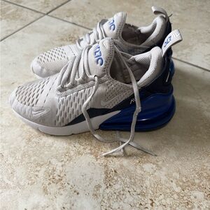 Nike Air Max 270 in White and Blue